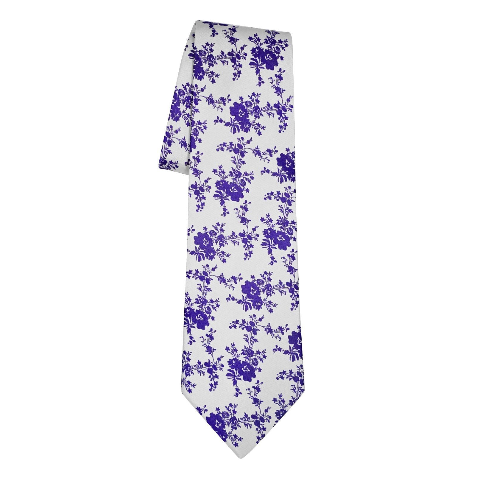 Purple Bianco Carnation Necktie