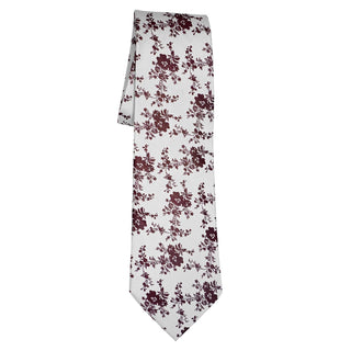 Burgundy Nero Carnation Necktie