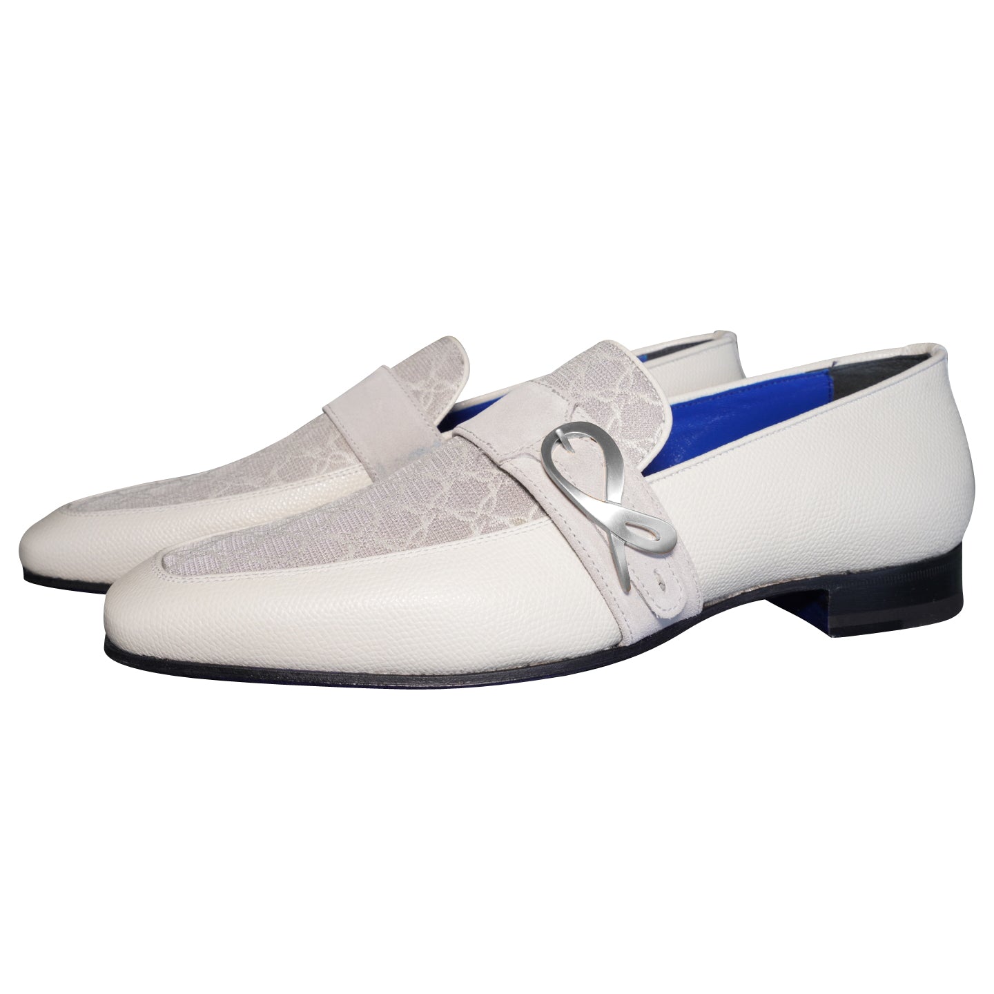 Tortora Logo Monk Strap Loafer With Silver Buckle @ The Vault
