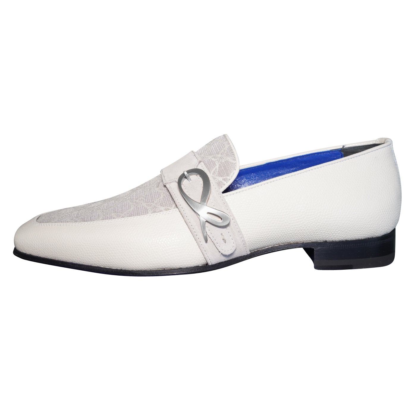 Tortora Logo Monk Strap Loafer With Silver Buckle @ The Vault