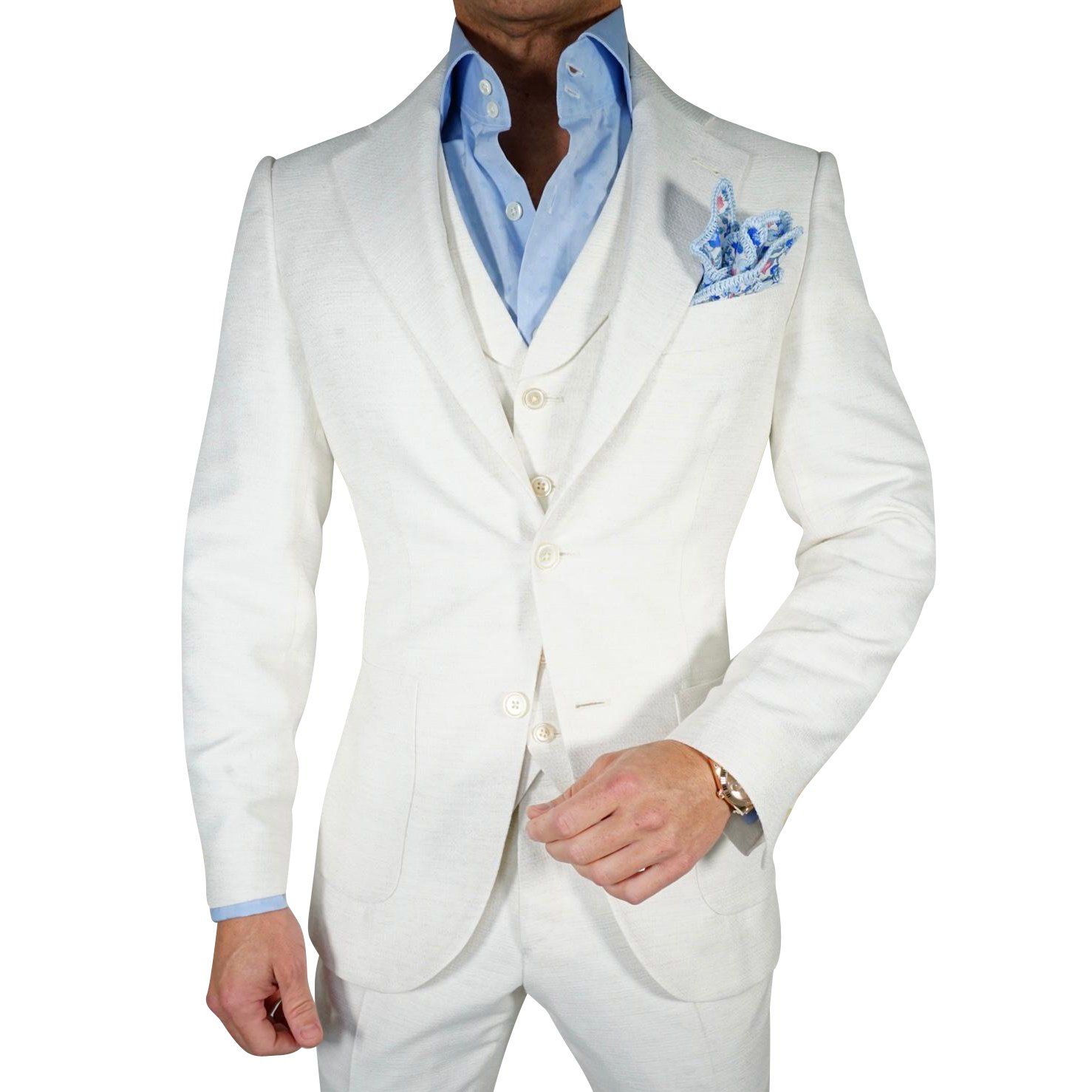Latte Lino Tweed Jacket