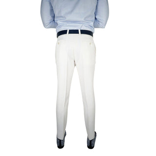 Latte Lino Tweed Trousers