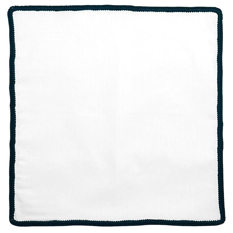 White Nuvola with Navy Blue Signature Border