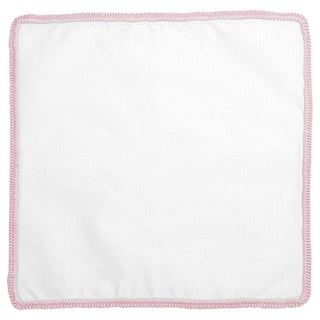 White Nuvola with Pink Signature Border