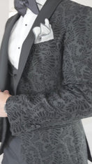 Charcoal Damascata Dinner Jacket