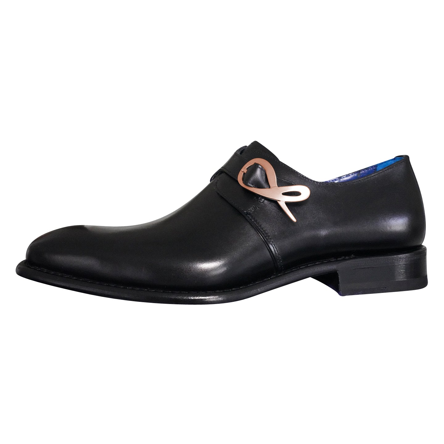 Nero Opal With Rose Gold Hardware Monk Strap