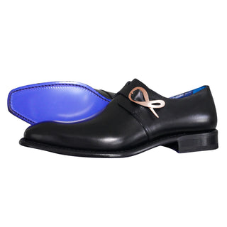 Nero Opal With Rose Gold Hardware Monk Strap