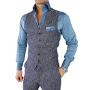 Denim Paglia Ciottoli Waistcoat