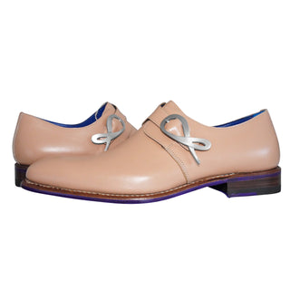 Latte With Silver Hardware Monk Strap