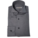Grey Birdseye Dress Shirt