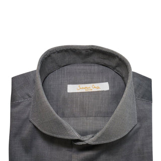 Black Twill Dress Shirt