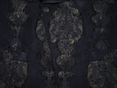 Black Oro Versaille Double Breasted Waistcoat