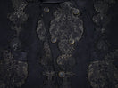 Black Oro Versaille Double Breasted Waistcoat