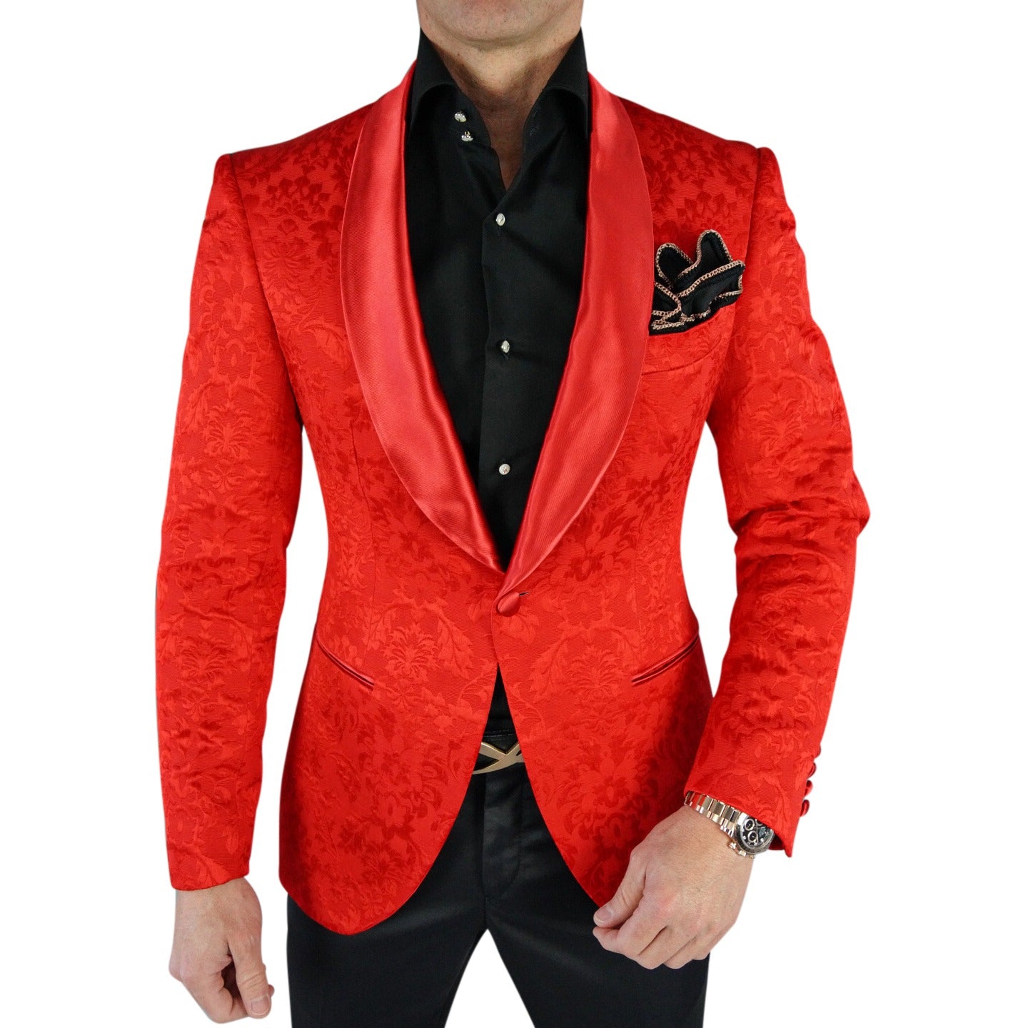 red dress jacket Red Fiore Dinner Jacket 46S