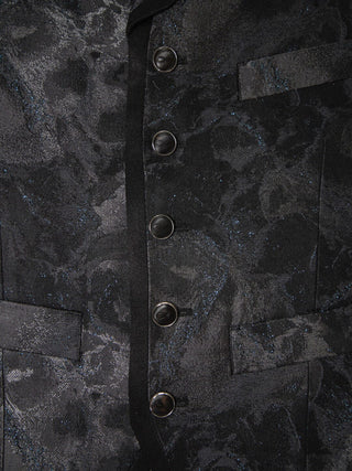 Black Lago Ciottoli Waistcoat