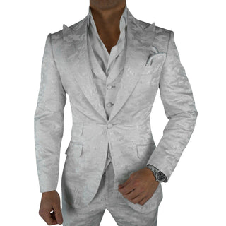 Silver Paisley Dinner Jacket