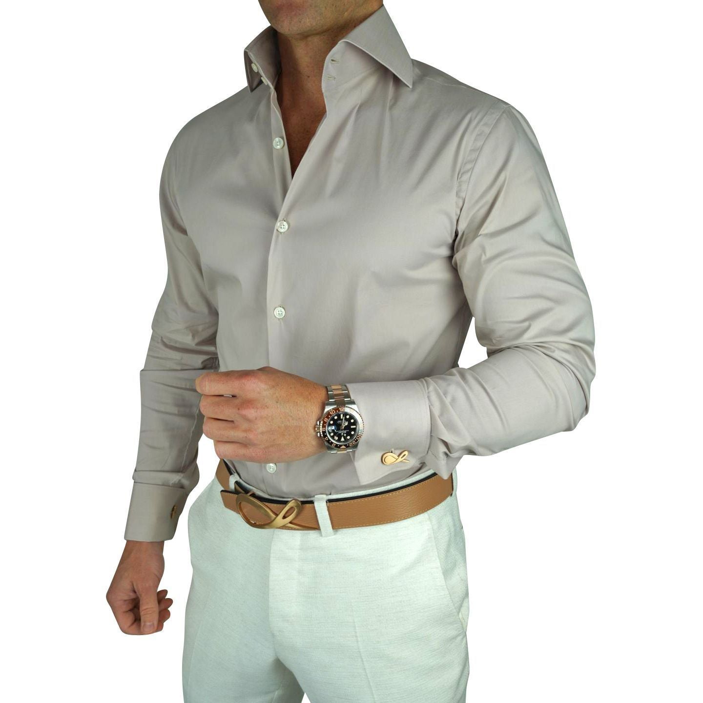 Brushed Nude Dress Shirt