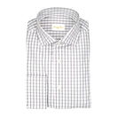 Gray Windowpane Dress Shirt