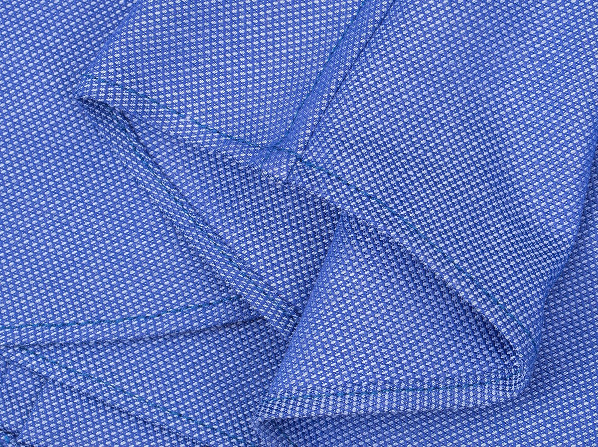 Mare Blue Weavetex Dress Shirt