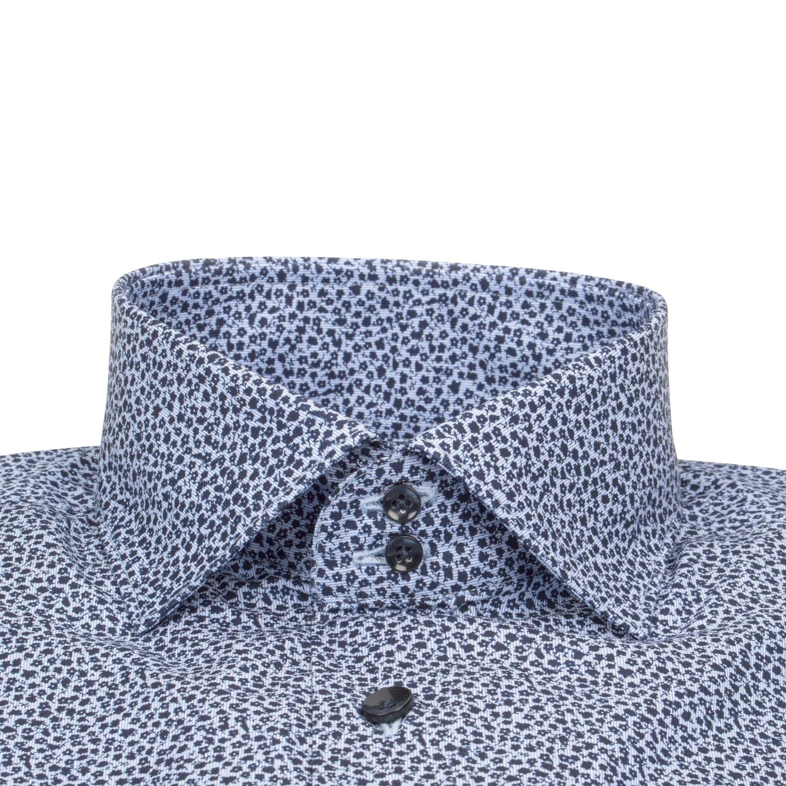 Light Denim Fiori Dress Shirt