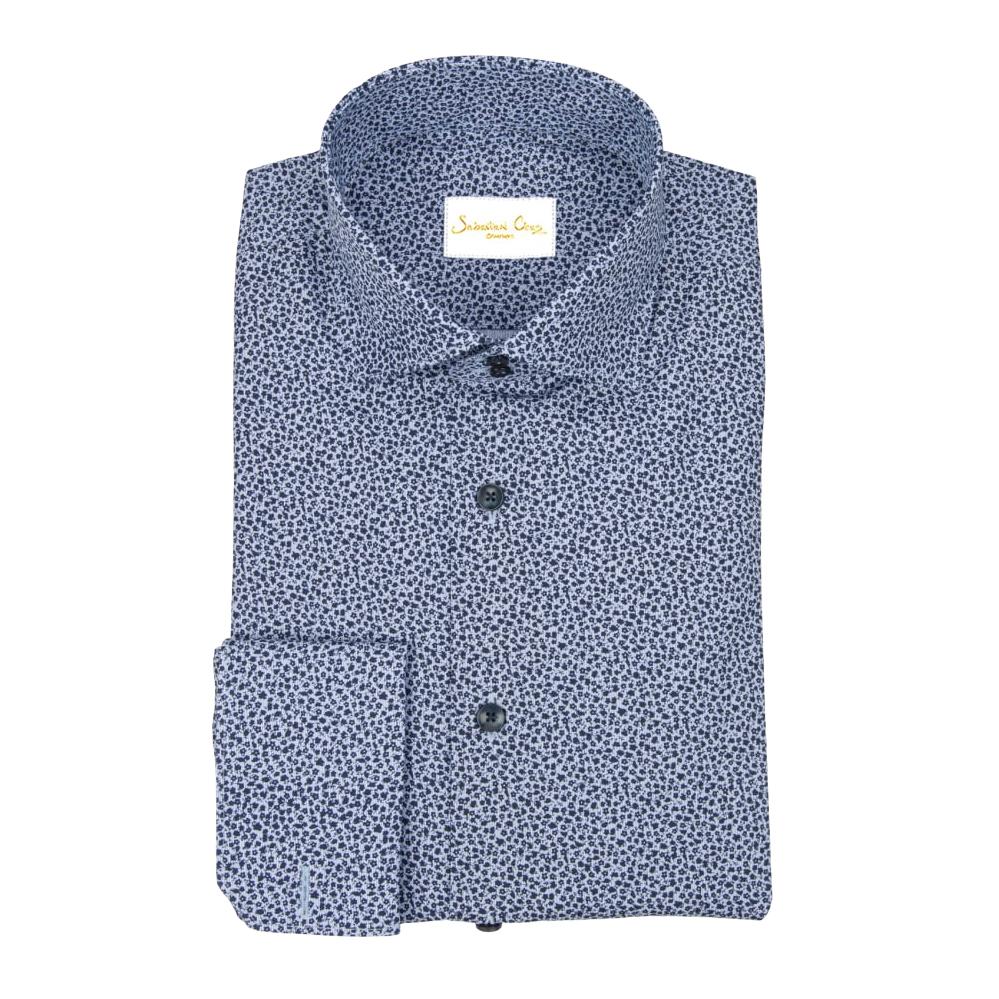 Light Denim Fiori Dress Shirt