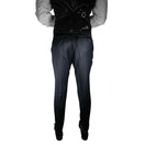 Black Tuxedo Style Trousers