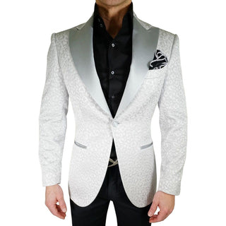 Silver Paisley Dinner Jacket