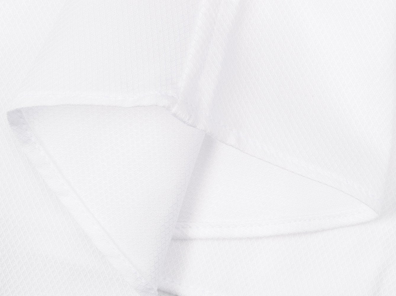 White Herringbone Jaquard Dress Shirt @ The Vault